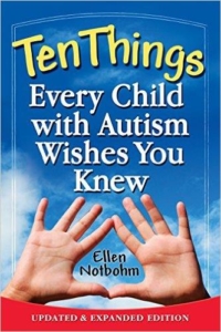 Ten Things every child with autism wishes you knew - book cover